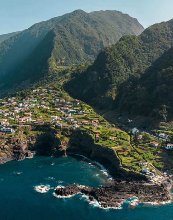 Küstendorf in Madeira